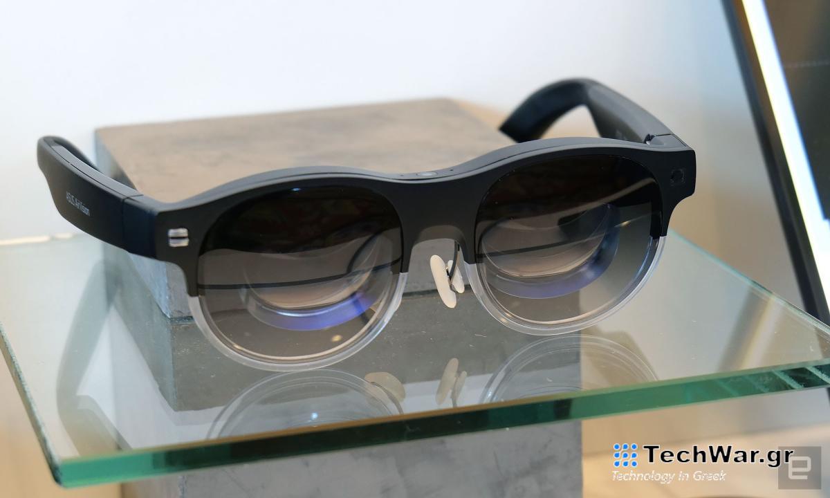 Τα γυαλιά ASUS AirVision M1 σας προσφέρουν μεγάλες εικονικές οθόνες σε ένα πακέτο φιλικό προς το ταξίδι