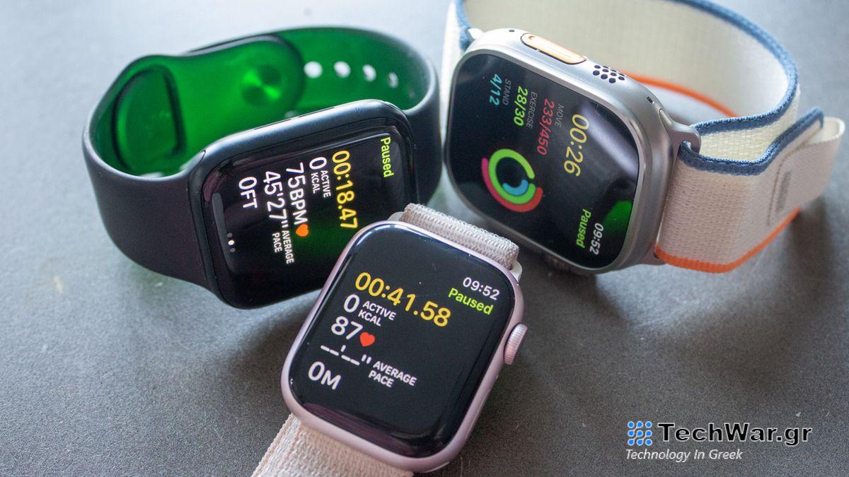 Apple Watch Ultra 2 Series 9 and Watch SE together