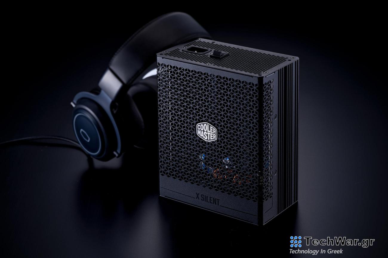 Το Cooler Master λειτουργεί πλήρως χωρίς ανεμιστήρα με τροφοδοτικό τροφοδοσίας 1100W X Silent Edge, Έως 1300W X Silent Max σειρά ενεργής ψύξης κάτω από 20dB
