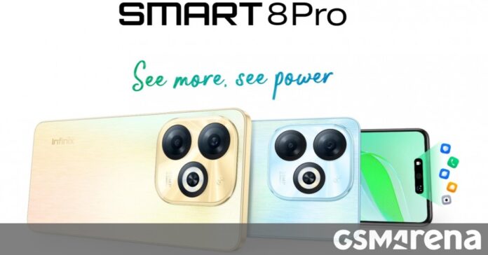 Το Infinix Smart 8 Pro αποκαλύφθηκε με κάμερα 50MP και μπαταρία 5.000 mAh
