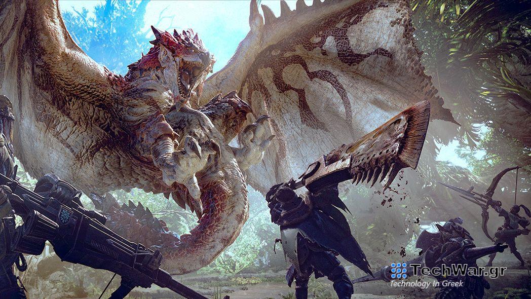Monster Hunter: World Rathalos fight