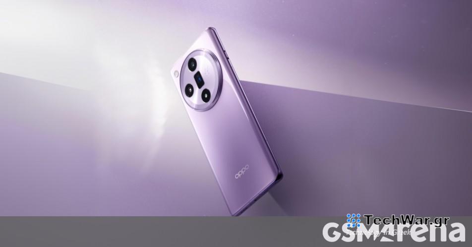 Το Oppo Find X7 έρχεται με Dimensity 9300, μόνο μία τηλεφακό κάμερα
