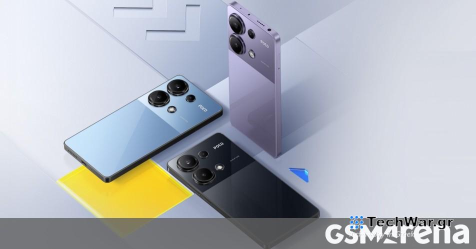 Το Poco M6 Pro κάνει το ντεμπούτο του με Helio G99-Ultra, κάμερα 64MP και οθόνη 120Hz