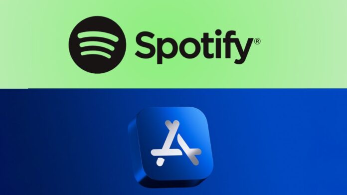 Το Spotify ισχυρίζεται ότι ο νέος φόρος App Store της This is an image of Spotify and Apple