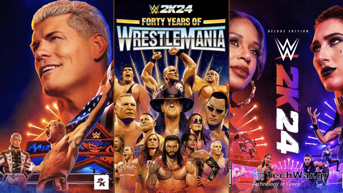 Το WWE 2K24 γιορτάζει τα 40 χρόνια Wrestlemania τον Μάρτιο!