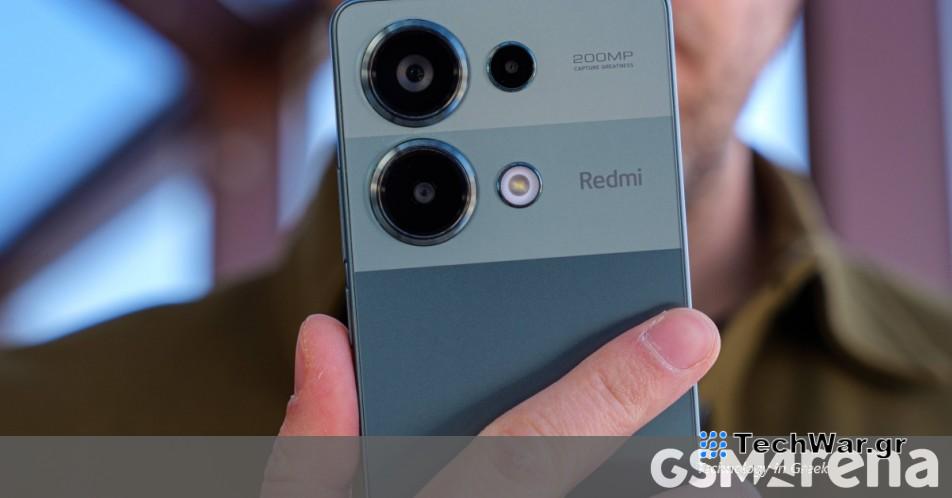 Το Xiaomi Redmi Note 13 Pro είναι για έλεγχο
