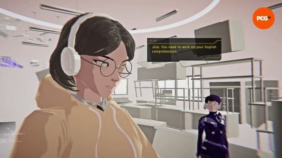 Προεπισκόπηση 1000xResist: Η Ίρις κατακρίνει την Τζιάο για την κατανόησή της στα αγγλικά σε μια από τις κατακερματισμένες αναμνήσεις των σχολικών της ημερών.