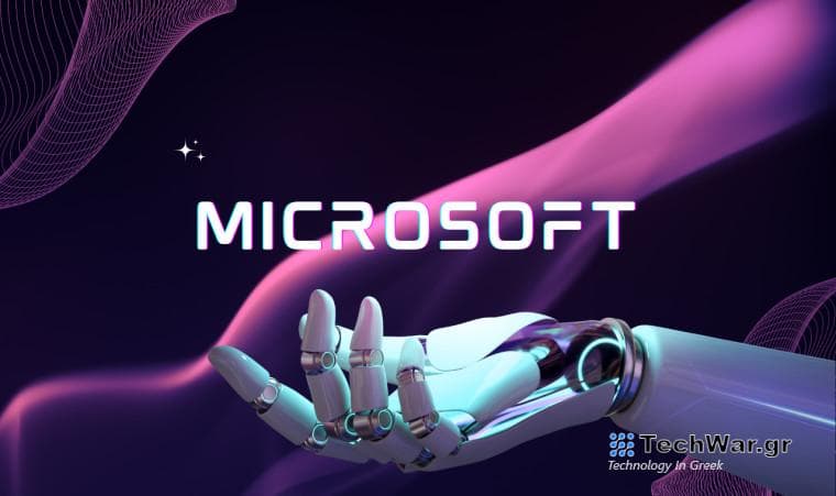 A robotic arm with Microsoft written over it