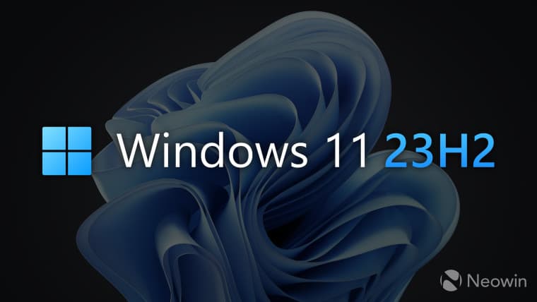 Ένα πανό των Windows 11 23H2