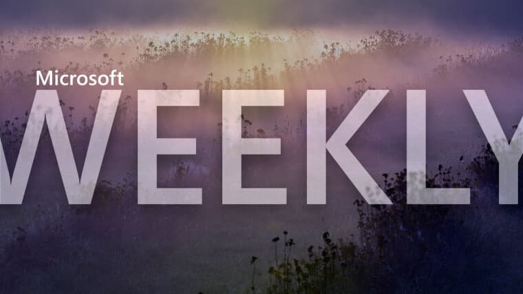 A Microsoft Weekly Banner