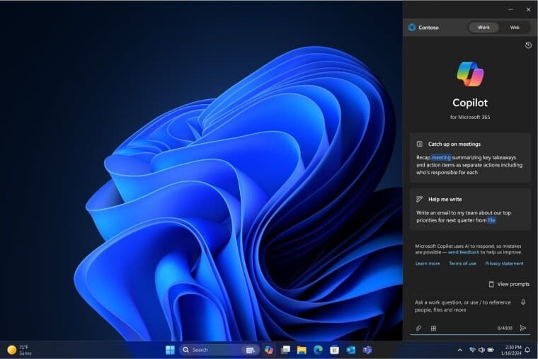 copilot για το microsoft 365 στα windows