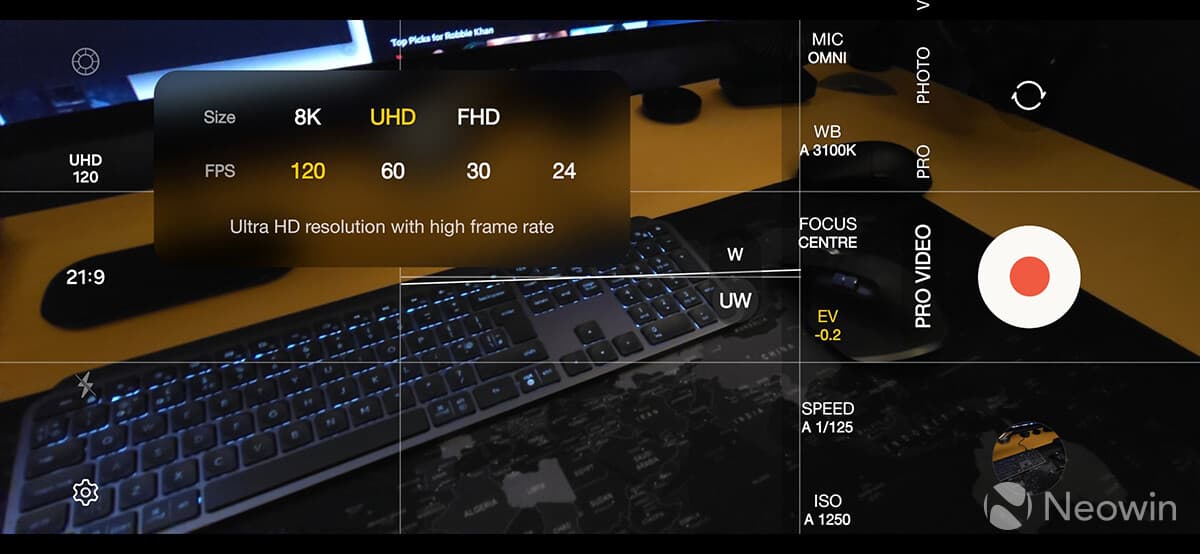 Galaxy S24 Ultra camera viewinfder