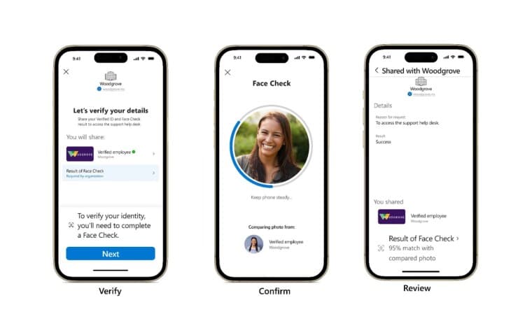 face check for microsoft entra