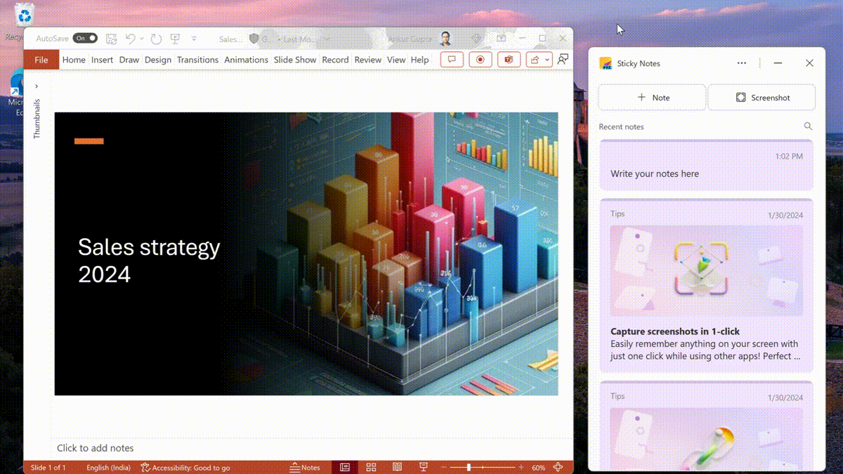 Η νέα εφαρμογή Sticky Notes για Windows