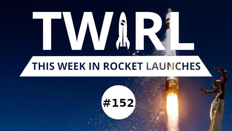 TWIRL logo in front of Electron rocket