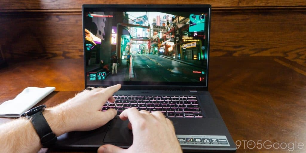 Το Acer Chromebook 516 GE τρέχει το Cyberpunk 2077 μέσω του cloud gaming