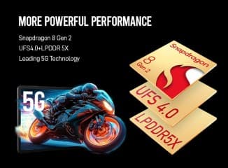 Το nubia Pad 3D II τροφοδοτείται από έναν Snapdragon 8 Gen 2 και μια μπαταρία 10.000 mAh