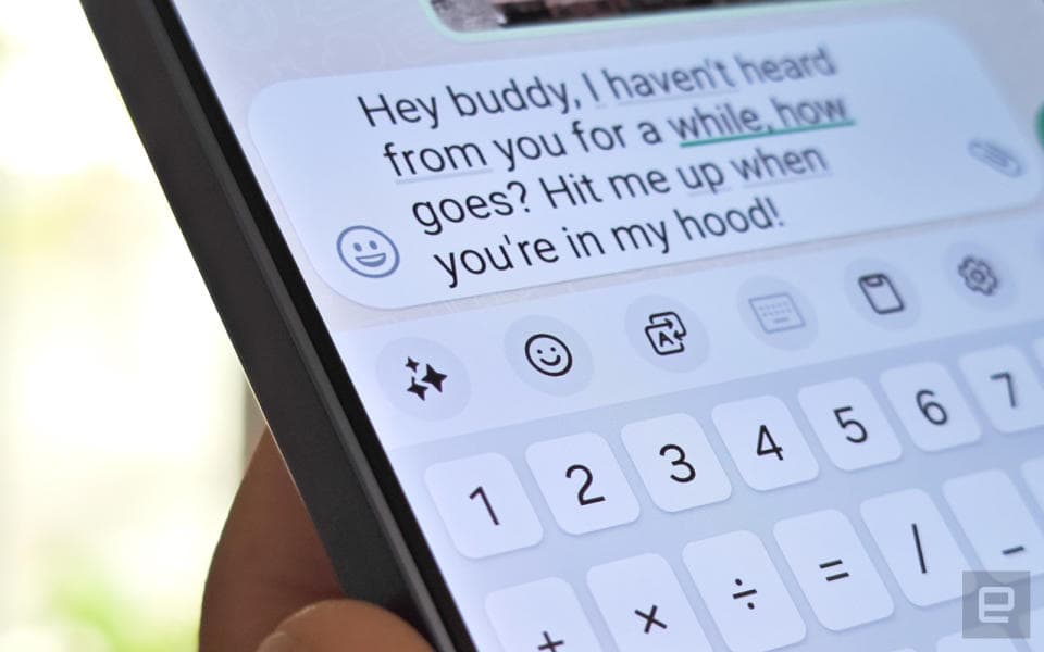 Το κουμπί Galaxy AI στο πληκτρολόγιο της Samsung.