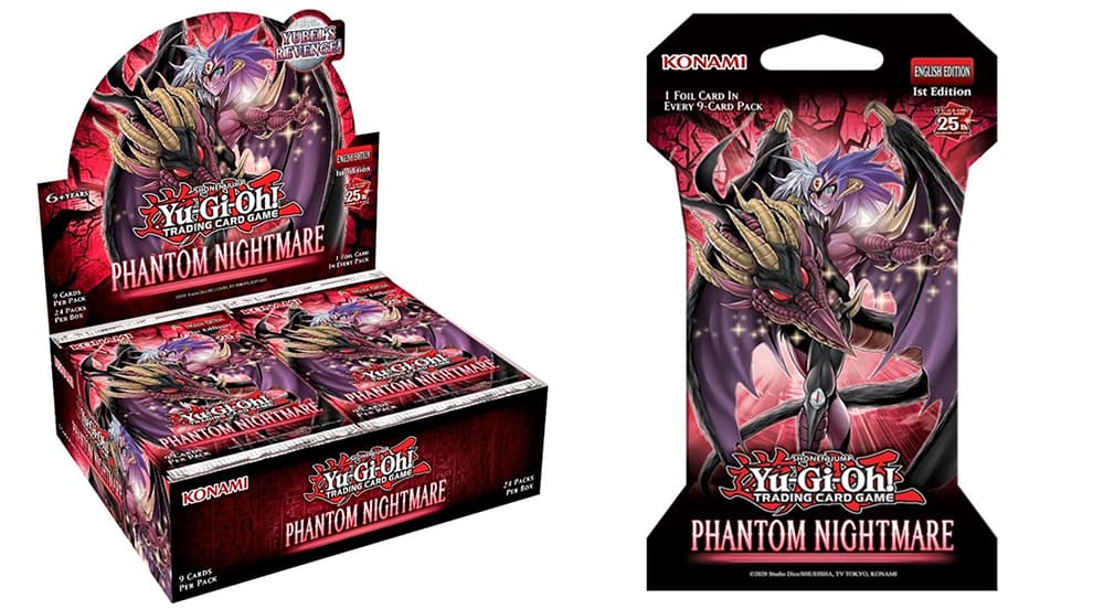 Κουτί και ενισχυτικά πακέτα Yu-Gi-Oh TCG Phantom Nightmare