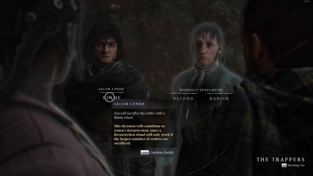 Θα κατηγορήσετε τον Τζέικομπ ή θα αποφασίσετε να διώξετε ή να ανεβείτε τον Μπεν;