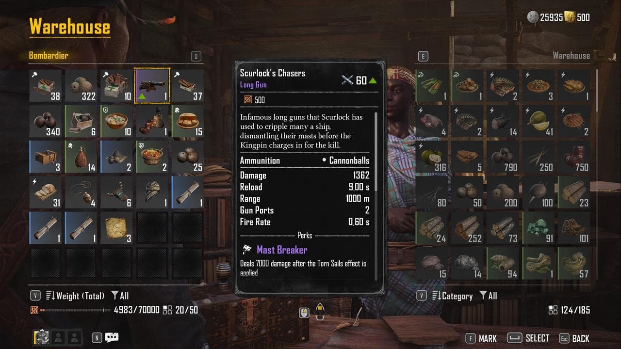 Ξεσκίστε τα πανιά για να αξιοποιήσετε στο έπακρο το προνόμιο του Mast Breaker.