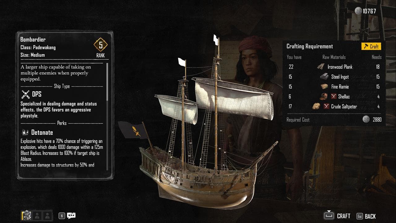 Το Padewakang θα σας κρατήσει μέχρι το επόμενο τμήμα του παιχνιδιού.