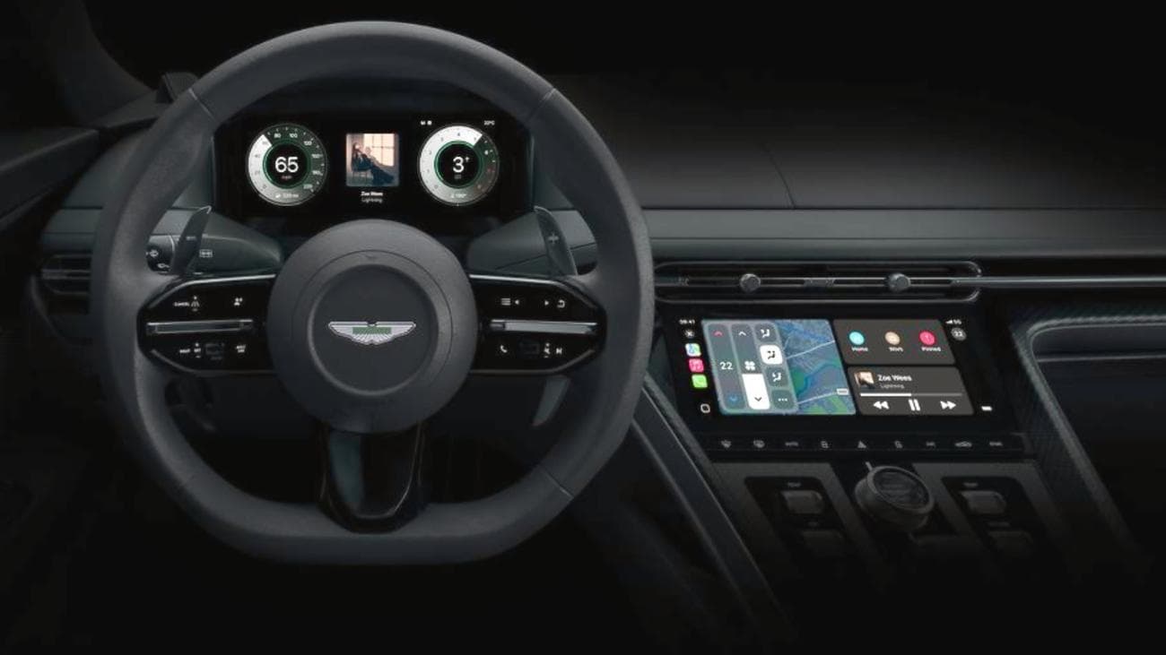 Διασύνδεση Aston Martin Apple CarPlay για το 2024