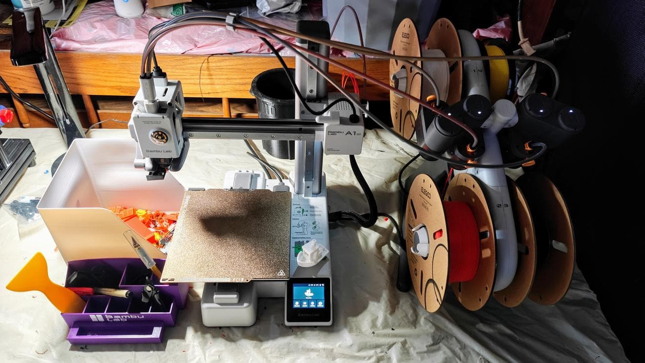 Babmu Labs A1 Mini fully assembled with AMS Lite