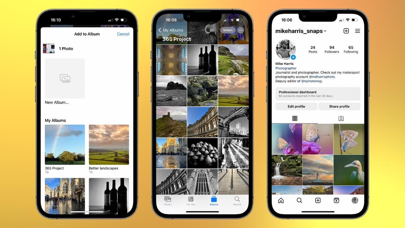 Στιγμιότυπα οθόνης του iPhone