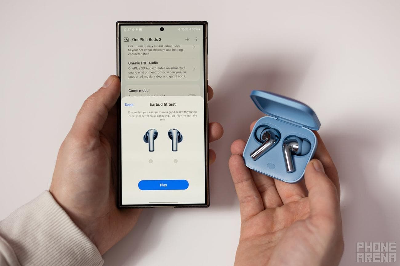 Βεβαιωθείτε ότι αυτά ταιριάζουν άνετα για βέλτιστη μείωση θορύβου (Image credit - PhoneArena) - Κριτική OnePlus Buds 3: ελαφρύ, άνετο, ήπιο
