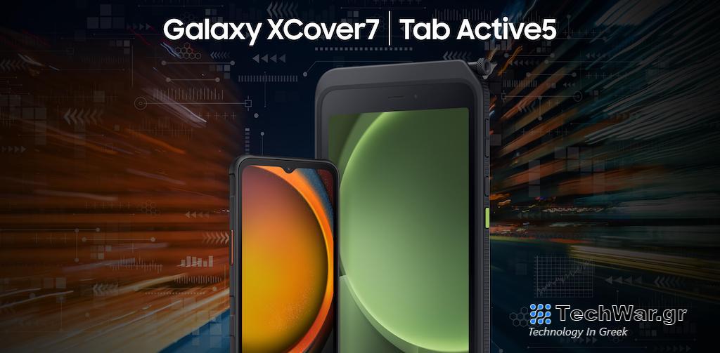 Galaxy XCover7 & Galaxy Tab Active5: Συνδυασμός ανθεκτικότητας, εργασιακής ροής και παραγωγικότητας για τις σύγχρονες επιχειρήσεις