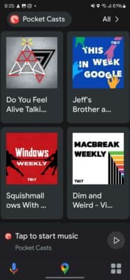 Podcast του Βοηθού Google Driving Mode
