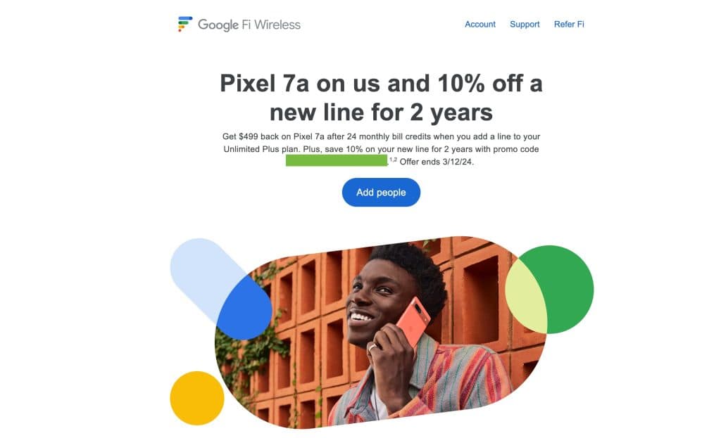 Google Fi 10% έκπτωση