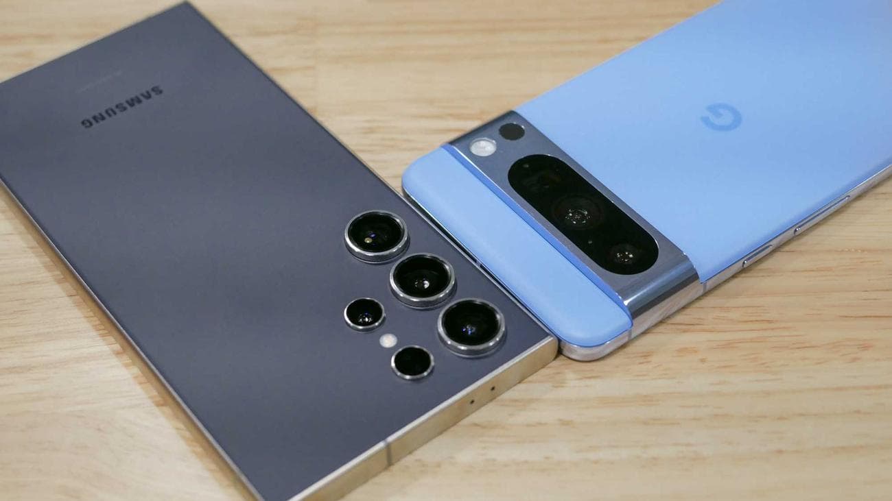 Samsung Galaxy S24 Ultra εναντίον Google Pixel 8 Pro.