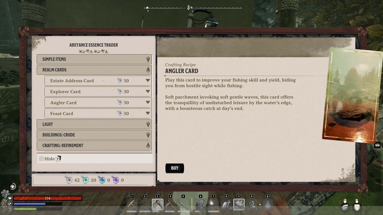 Κάρτες Nightingale Minor Realm.