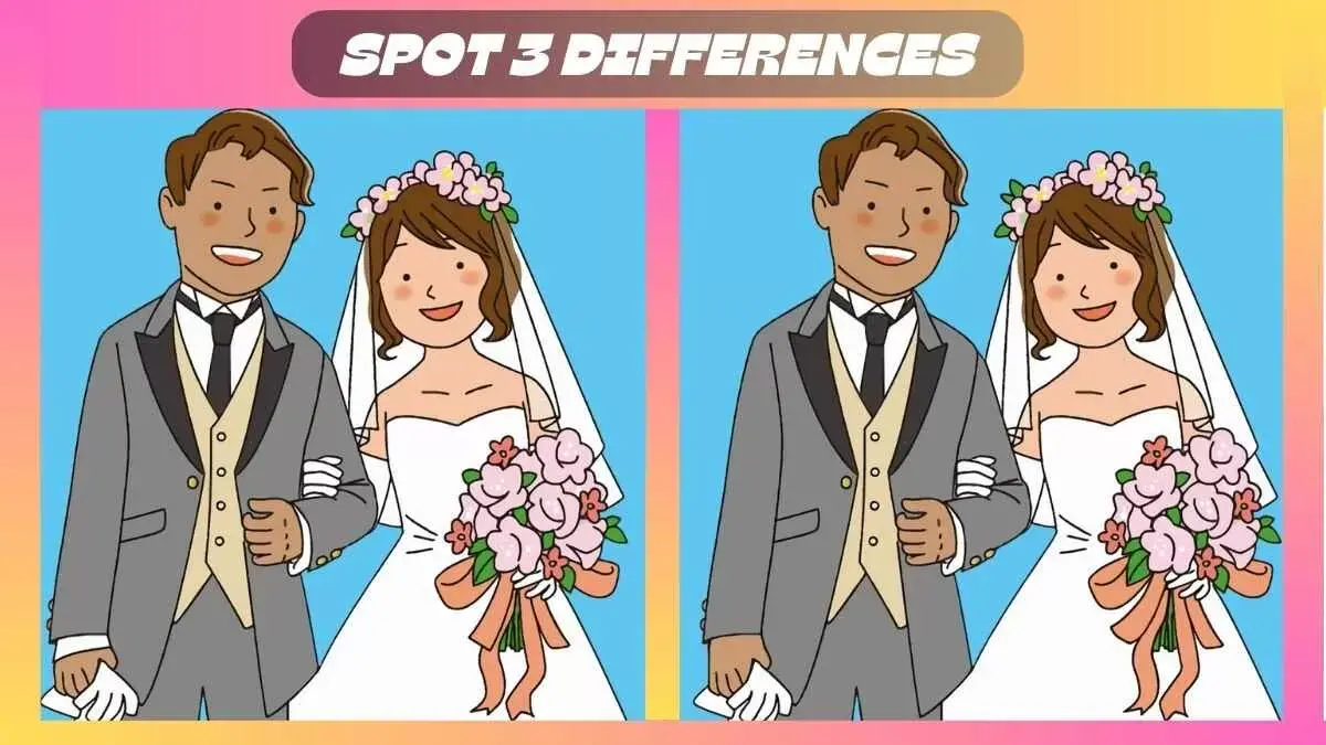 Μόνο το 1% των ανθρώπων μπορεί να βρει τις 3 διαφορές στις εικόνες με το παντρεμένο ζευγάρι σε 30 δευτερόλεπτα / FOXreport.gr