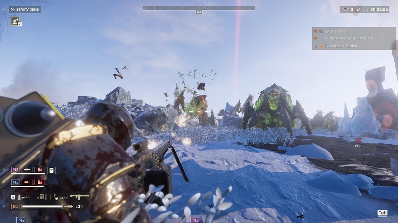 Helldivers 2 machine gun Terminids