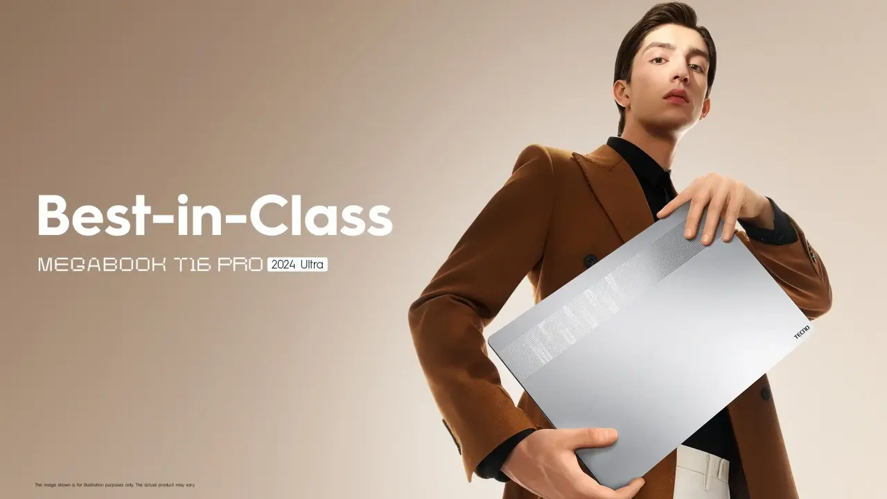 TECNO Νέος φορητός υπολογιστής MEGABOOK T16 Pro AI, με το πιο πρόσφατο τσιπ Intel Core Ultra 7 και άλλα
