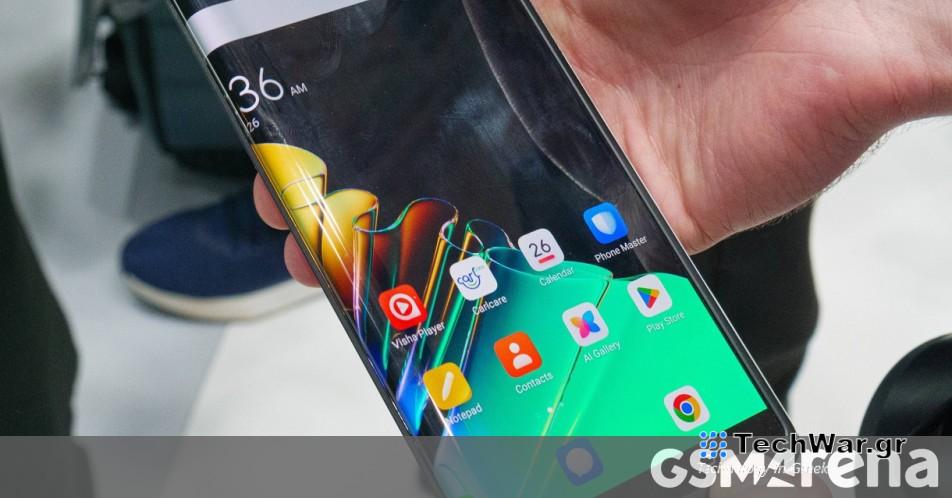 Η Tecno παρουσιάζει ένα πρωτότυπο κυλιόμενου τηλεφώνου, καλύτερο UTG για πτυσσόμενα και τεχνολογία αλλαγής χρώματος
