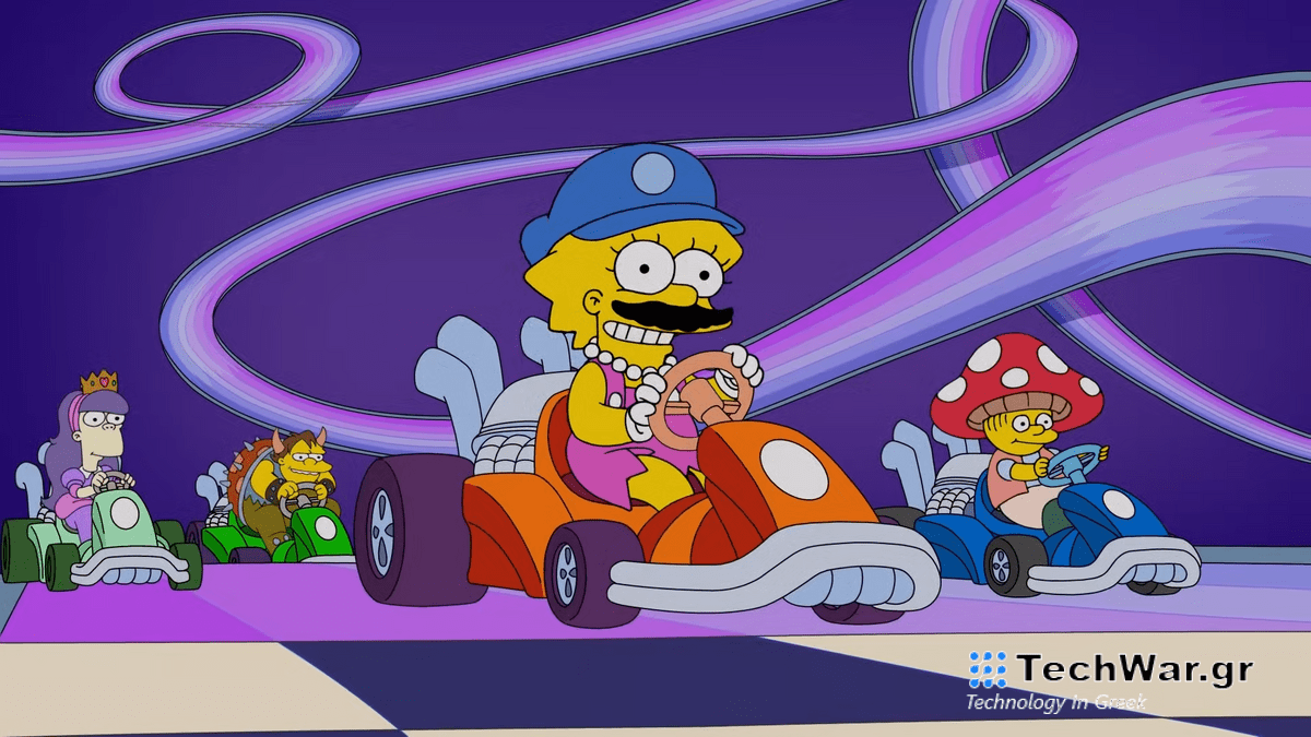 Το The Simpsons παίρνει μια παρωδία Mario Kart στο νέο επεισόδιο