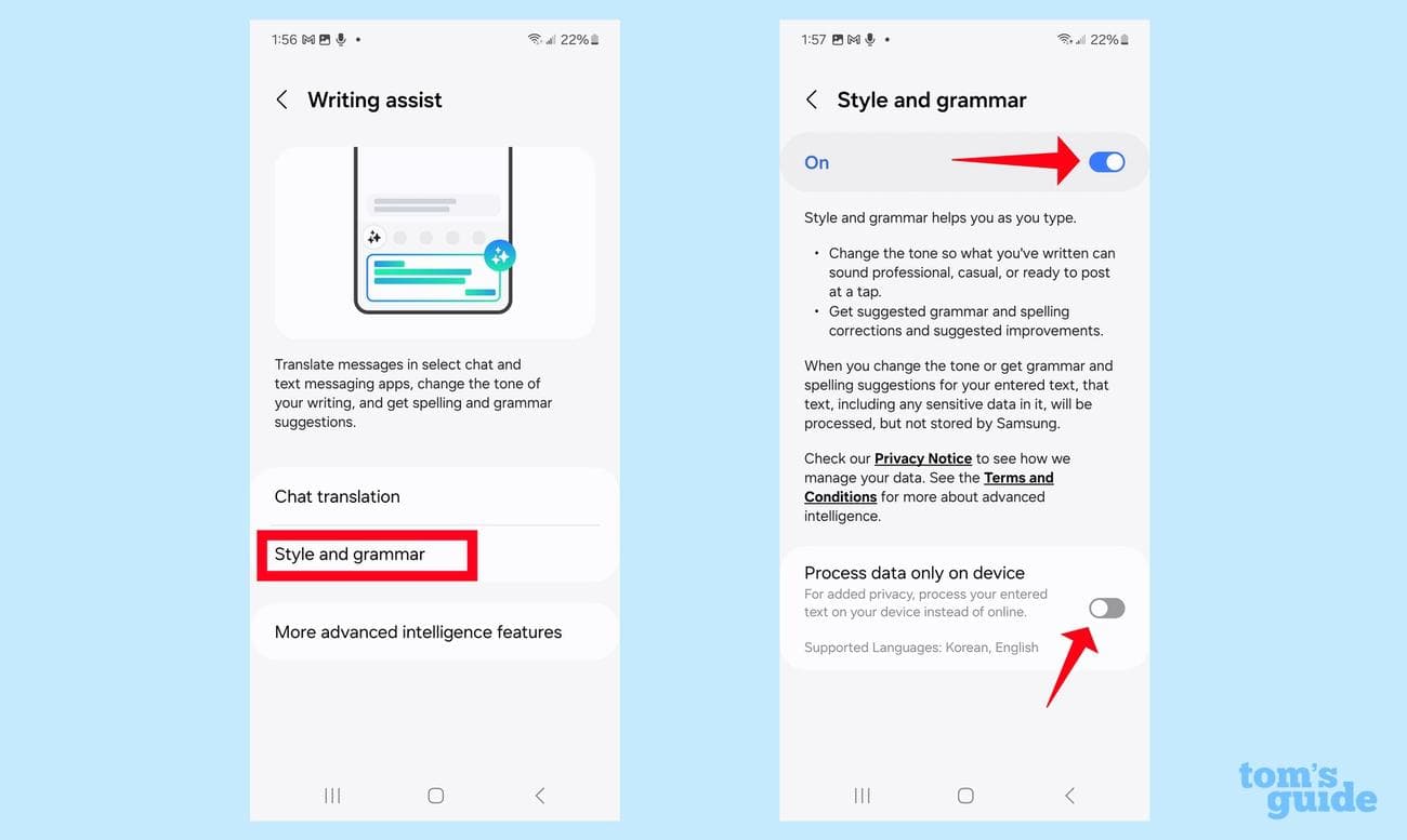 Ενεργοποιήστε τις επιλογές εγγραφής στο Chat Assist