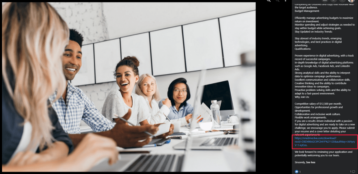 Κακόβουλη διαφήμιση στο Facebook