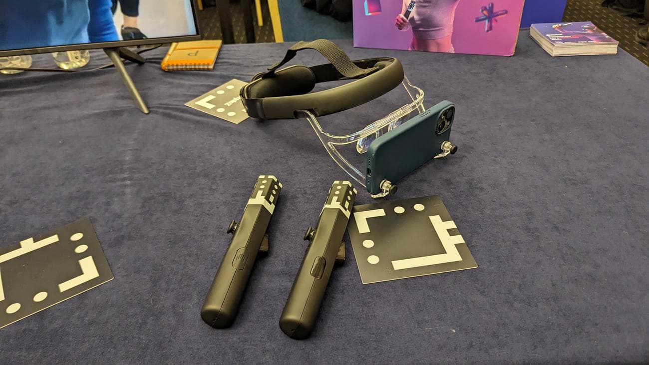 Ακουστικά μικτής πραγματικότητας zapbox στην pepcom στο mwc 2024