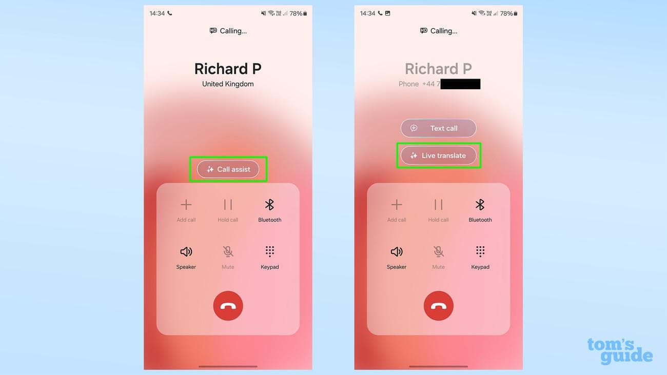 Ενεργοποίηση ζωντανής μετάφρασης σε εξερχόμενη κλήση στο Samsung Galaxy S24