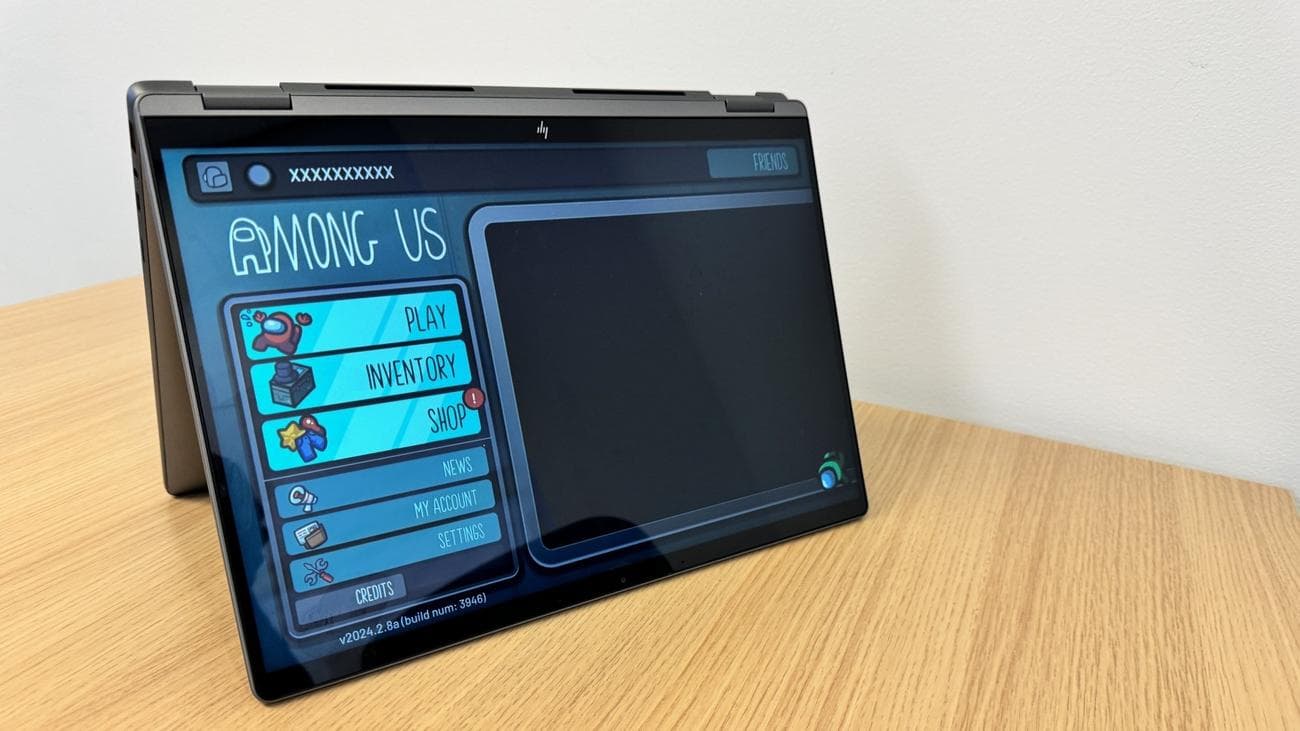 HP Chromebook Plus x360 14c σε λειτουργία σκηνής