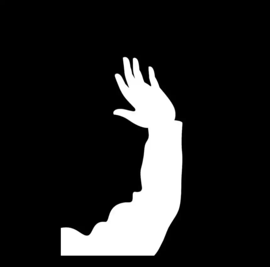 Τεστ προσωπικότητας οπτική ψευδαίσθηση άνδρας χέρι