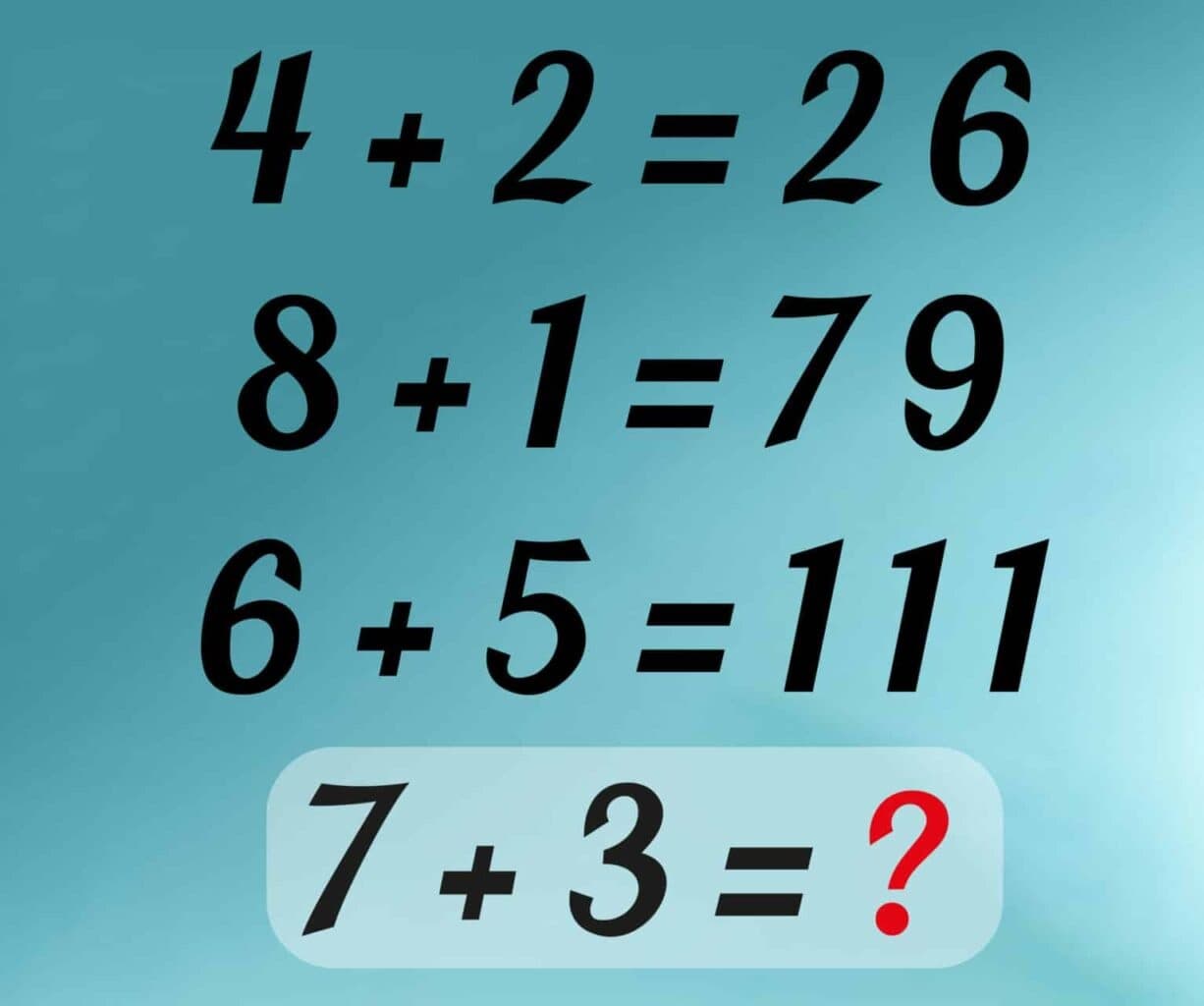 Τεστ IQ μαθηματικό παζλ λύση