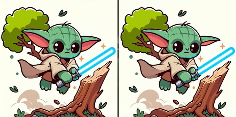 Τεστ παρατηρητικότητας διαφορές Baby Yoda