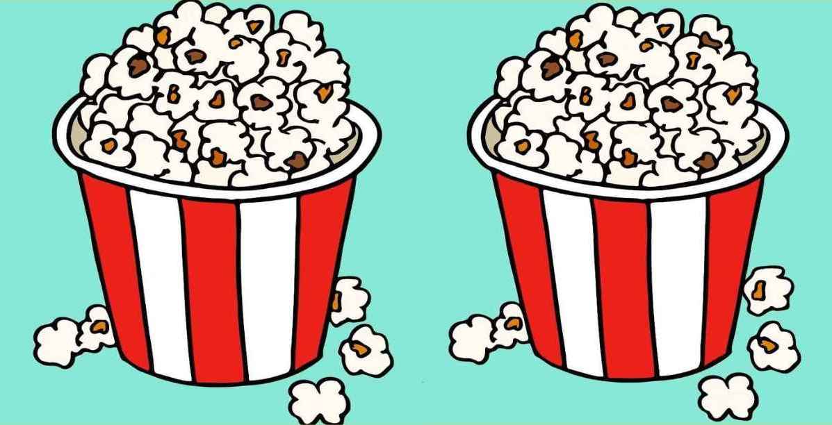 Τεστ παρατηρητικότητας, διαφορές, ποπ κορν