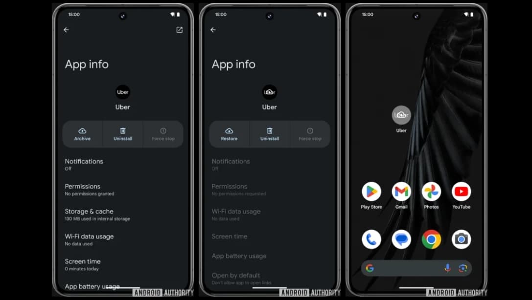 Μια εν λειτουργία δυνατότητα αρχειοθέτησης εφαρμογών Android